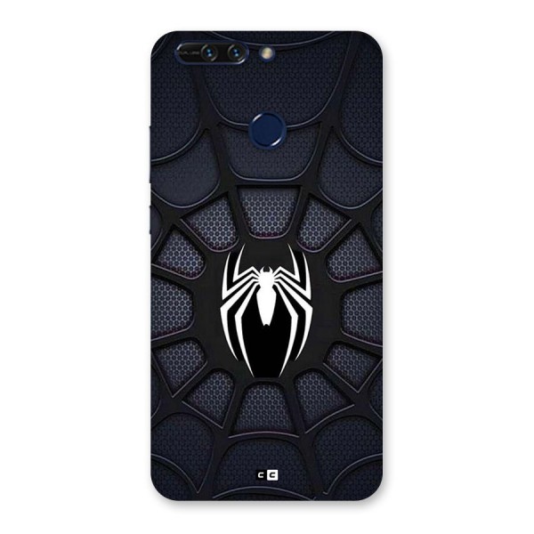Black Web Back Case for Honor 8 Pro