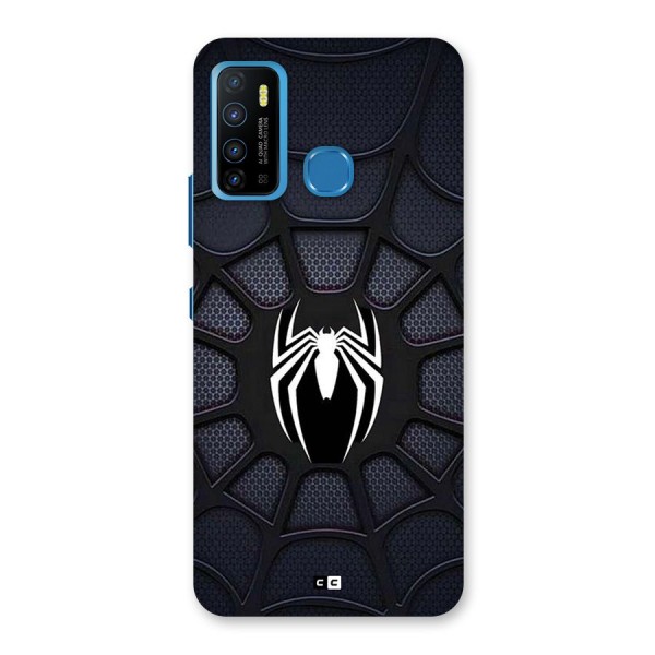 Black Web Back Case for Infinix Hot 9