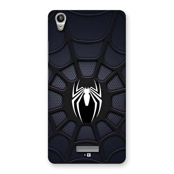 Black Web Back Case for Lava Pixel V1