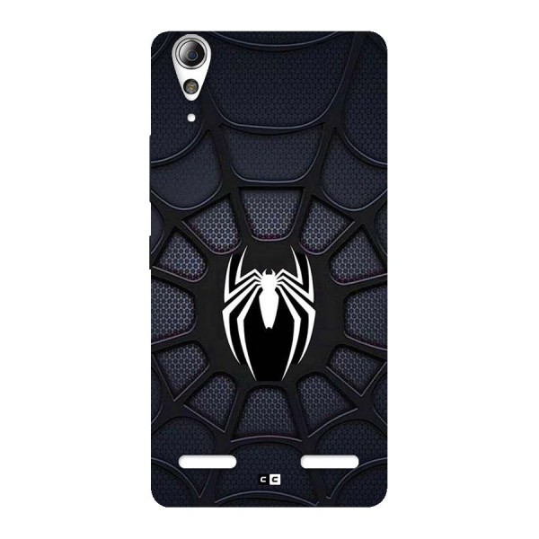 Black Web Back Case for Lenovo A6000