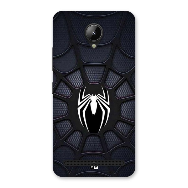 Black Web Back Case for Lenovo C2
