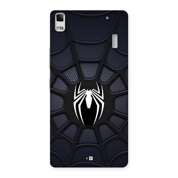 Black Web Back Case for Lenovo K3 Note