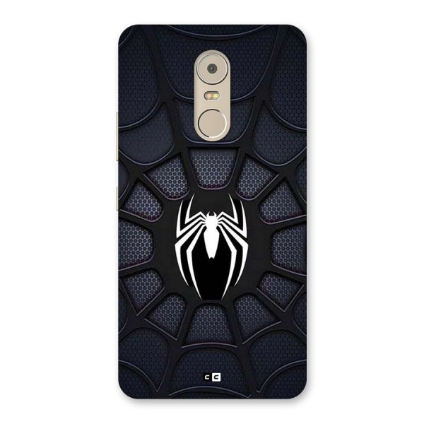 Black Web Back Case for Lenovo K6 Note