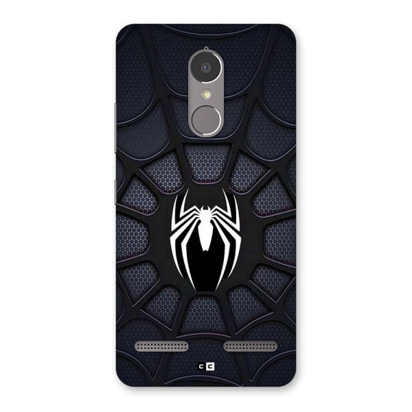 Black Web Back Case for Lenovo K6 Power