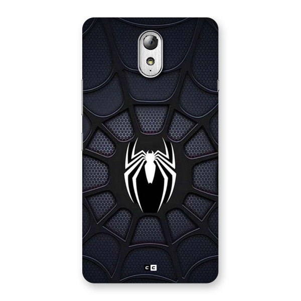 Black Web Back Case for Lenovo Vibe P1M