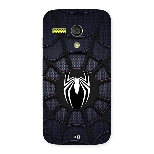 Black Web Back Case for Moto G