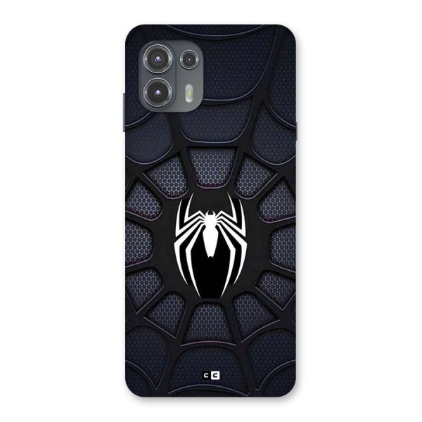 Black Web Back Case for Motorola Edge 20 Fusion
