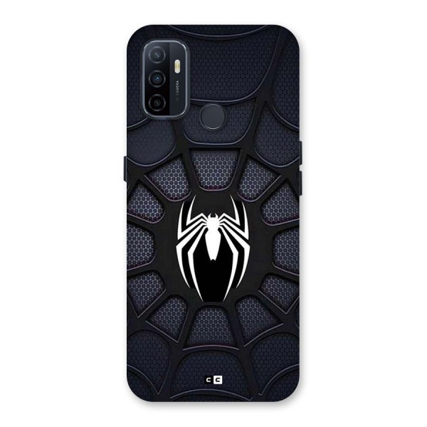 Black Web Back Case for Oppo A33 (2020)