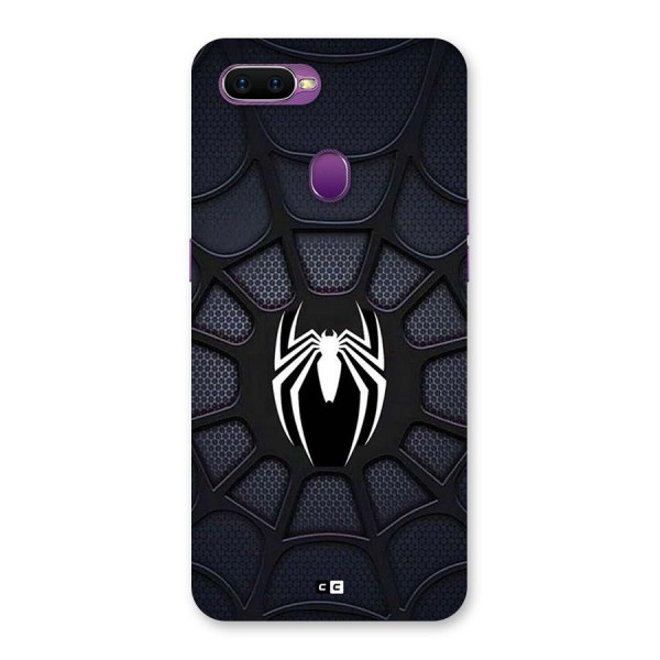 Black Web Back Case for Oppo F9
