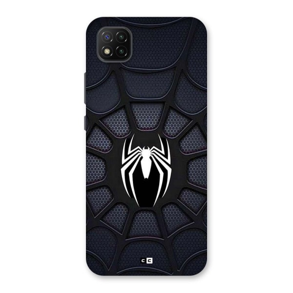 Black Web Back Case for Poco C3