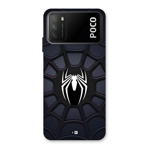 Black Web Back Case for Poco M3