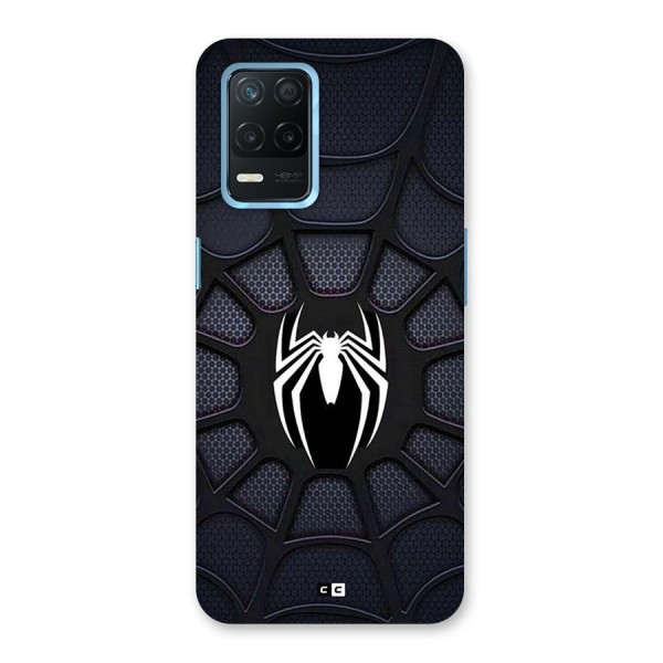 Black Web Back Case for Realme Narzo 30 5G
