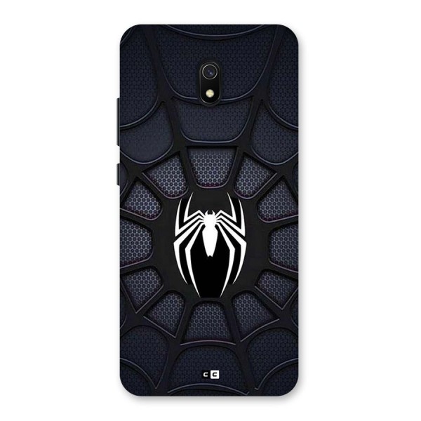 Black Web Back Case for Redmi 8A