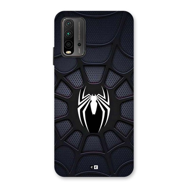Black Web Back Case for Redmi 9 Power