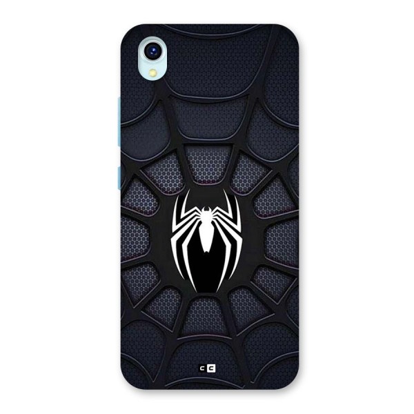 Black Web Back Case for Vivo Y1s