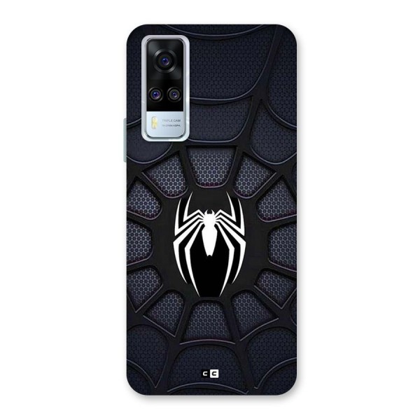 Black Web Back Case for Vivo Y51A