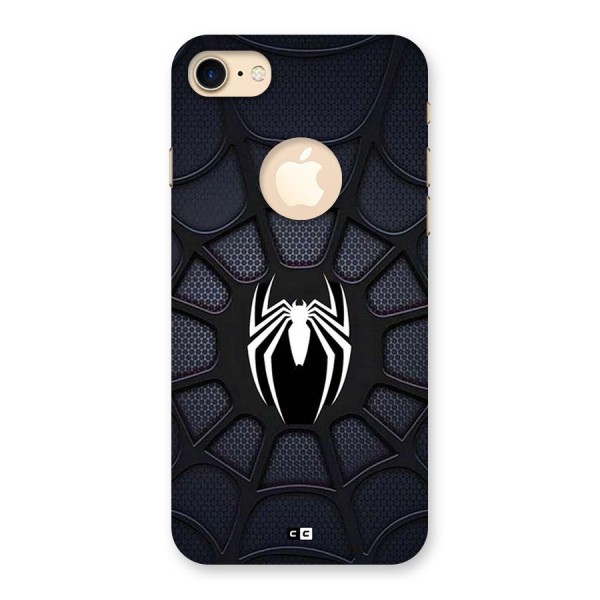 Black Web Back Case for iPhone 7 Logo Cut