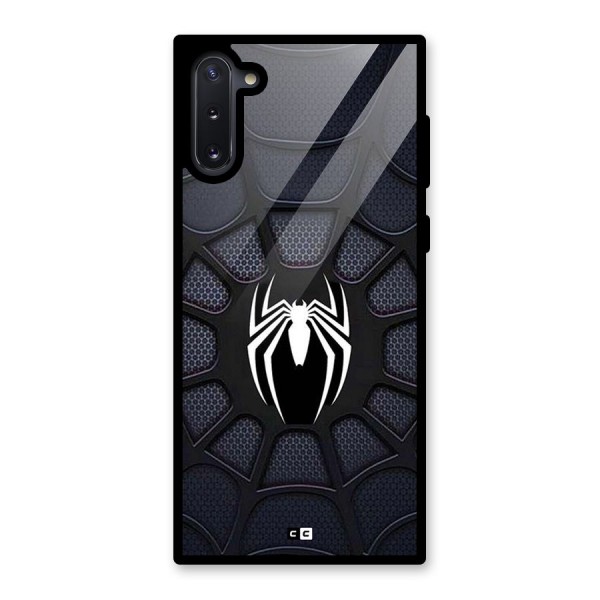 Black Web Glass Back Case for Galaxy Note 10