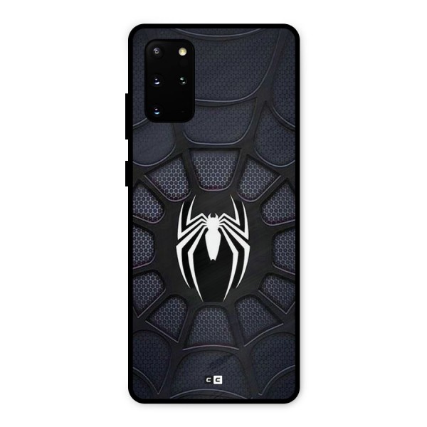 Black Web Metal Back Case for Galaxy S20 Plus