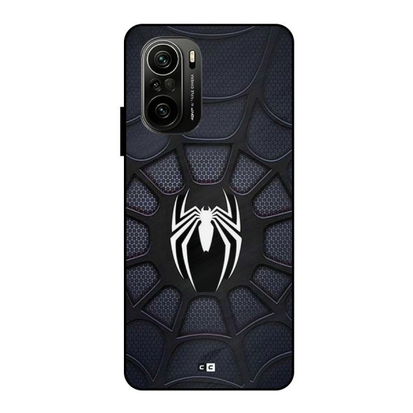 Black Web Metal Back Case for Mi 11X Pro