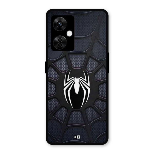 Black Web Metal Back Case for OnePlus Nord CE 3 Lite