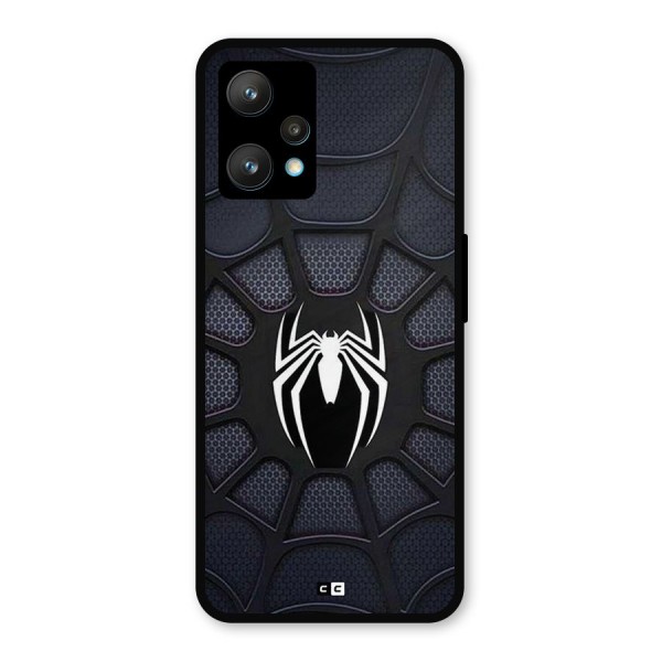 Black Web Metal Back Case for Realme 9 Pro Plus 5G