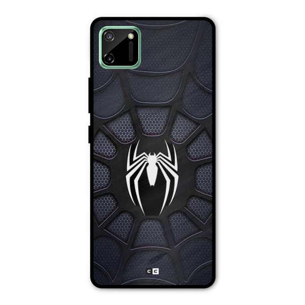 Black Web Metal Back Case for Realme C11