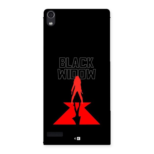 Black Widow Back Case for Ascend P6