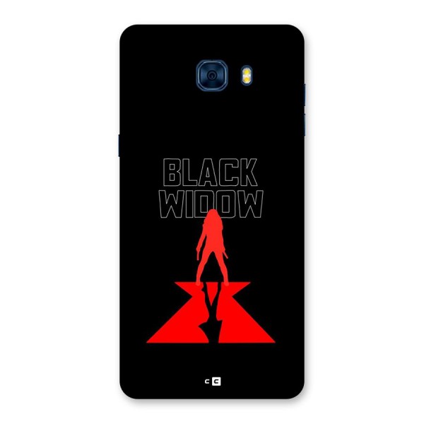 Black Widow Back Case for Galaxy C7 Pro