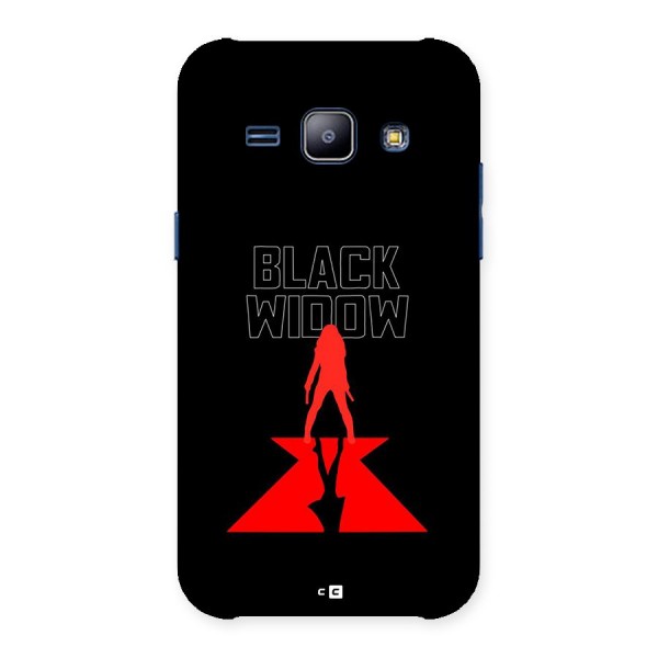 Black Widow Back Case for Galaxy J1