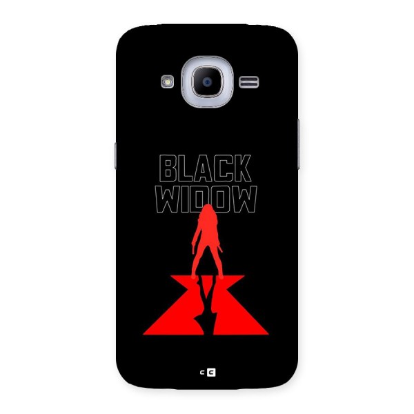 Black Widow Back Case for Galaxy J2 2016
