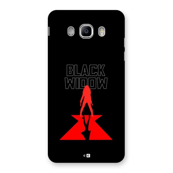 Black Widow Back Case for Galaxy J5 2016
