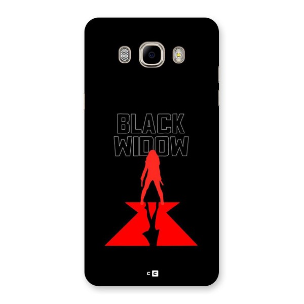 Black Widow Back Case for Galaxy J7 2016