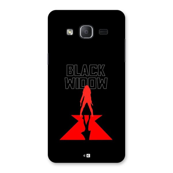 Black Widow Back Case for Galaxy On7 Pro