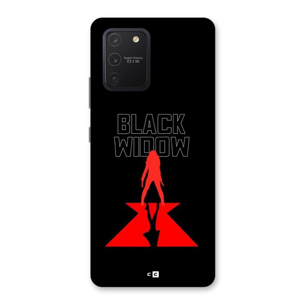 Black Widow Back Case for Galaxy S10 Lite