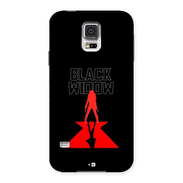 Black Widow Back Case for Galaxy S5