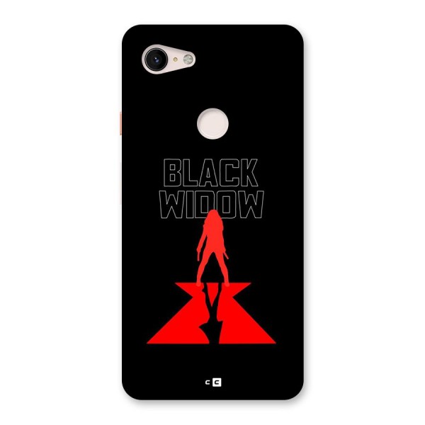 Black Widow Back Case for Google Pixel 3 XL