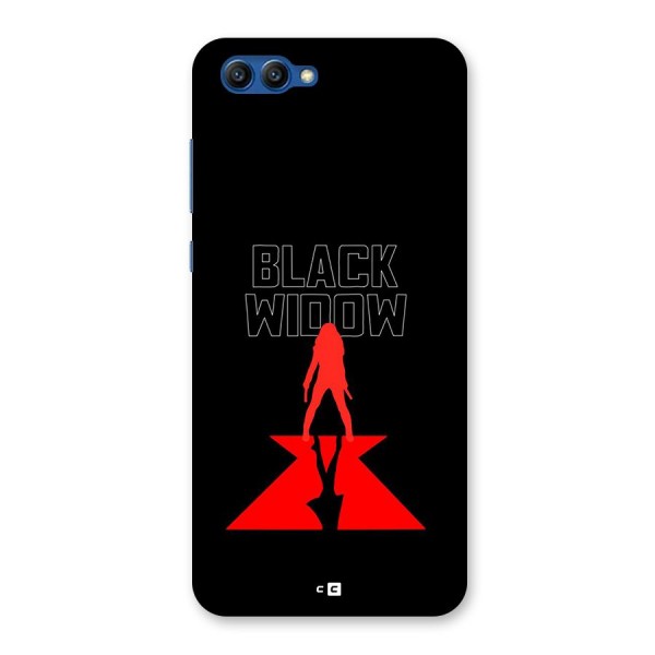 Black Widow Back Case for Honor View 10