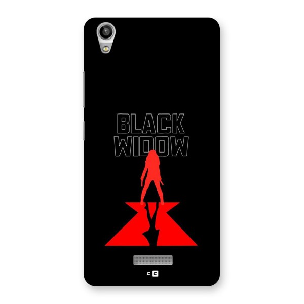 Black Widow Back Case for Lava Pixel V1