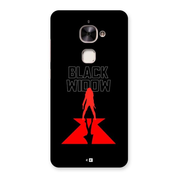 Black Widow Back Case for Le 2