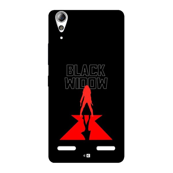 Black Widow Back Case for Lenovo A6000
