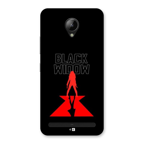 Black Widow Back Case for Lenovo C2