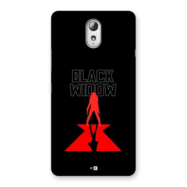 Black Widow Back Case for Lenovo Vibe P1M