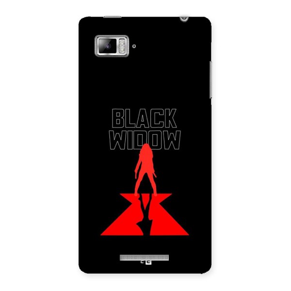 Black Widow Back Case for Lenovo Vibe Z K910