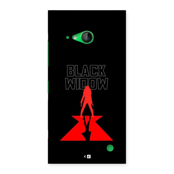 Black Widow Back Case for Lumia 730