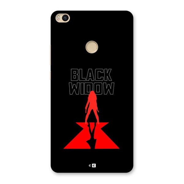 Black Widow Back Case for Mi Max 2