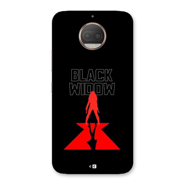 Black Widow Back Case for Moto G5s Plus