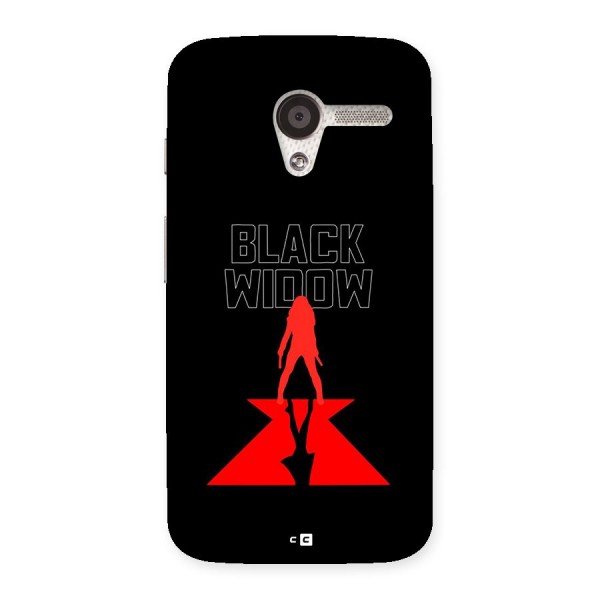 Black Widow Back Case for Moto X