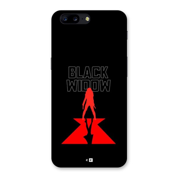 Black Widow Back Case for OnePlus 5