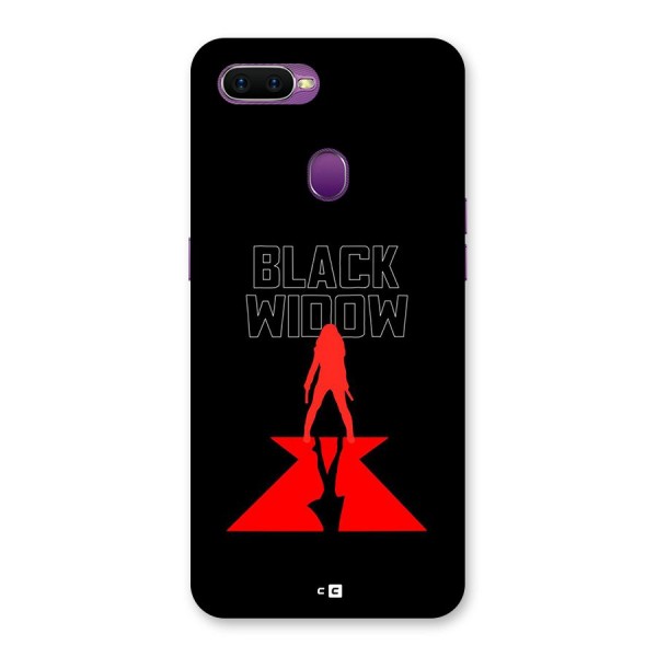 Black Widow Back Case for Oppo F9